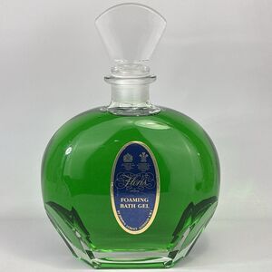FLORIS of London SERINGA Foaming Bath Gel 750ML Crystal Decanter RARE Jumbo Size